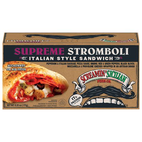 Screamin' Sicilian Sandwich, Supreme Stromboli, Italian Style (6.25 oz ...