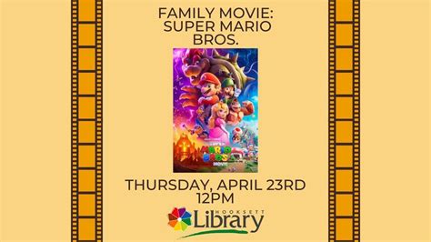 Family Movie: Super Mario Bros. Movie, 31 Mount Saint Marys Way ...