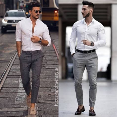 Mens Grey Pants