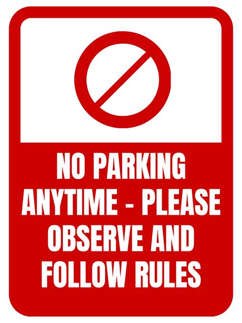 Free Reserved Parking Sign Template to Edit Online