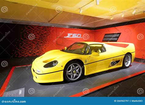 Ferrari F50 (1995-1997) editorial photography. Image of engine - 266962797
