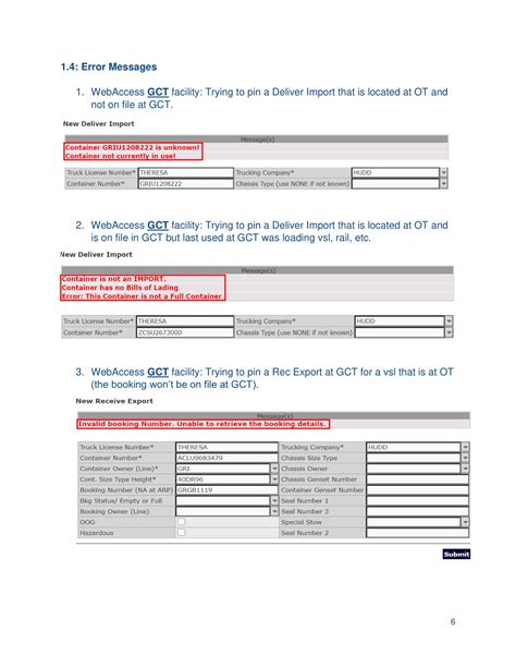GPA Ocean Terminal Webaccess Guide