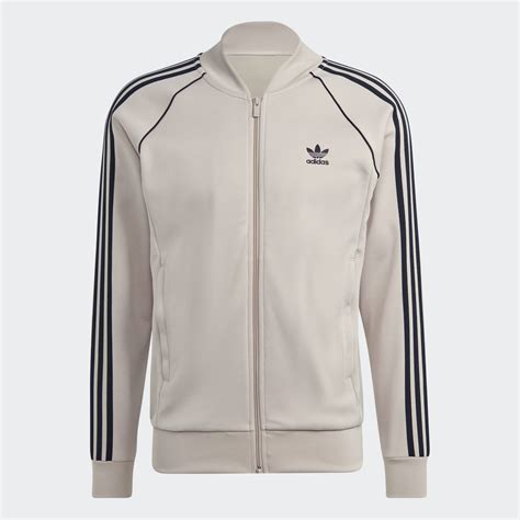 Men's Clothing - Adicolor Classics SST Track Jacket - Beige | adidas Kuwait