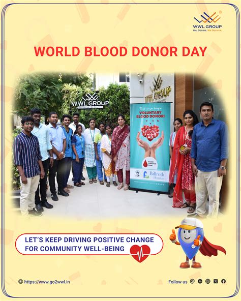 We marked World Blood Donor Day with a successful blood donation camp ...