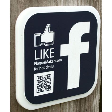 Image result for Facebook QR Code Sign