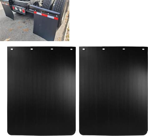 Amazon.com: RULLINE 2PCS 24" x 30" Heavy Duty Polymer Mud Flaps Splash ...