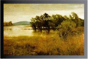 Nature Scenery Frame Poster For Room Synthetic Wood Gloss Lamination ...