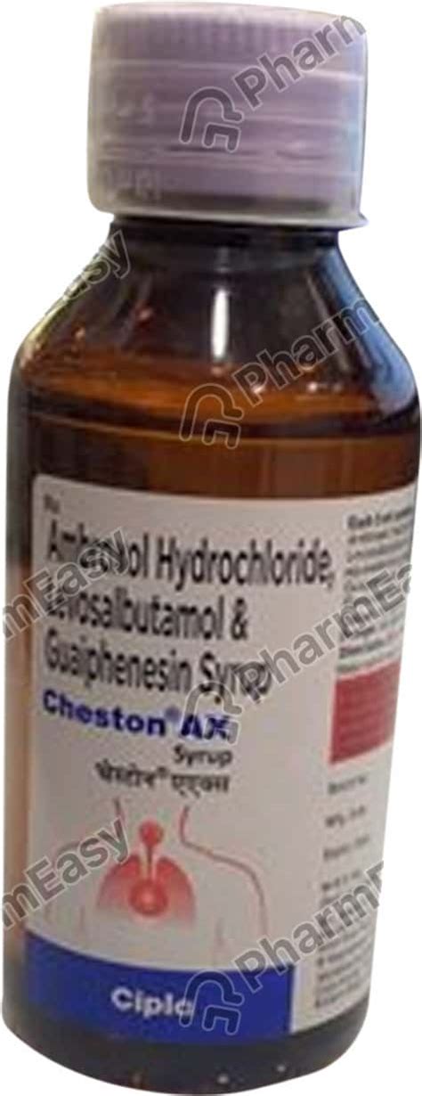 Cheston Ax Bottle Of 100ml Syrup: Uses, Side Effects, Price & Dosage ...