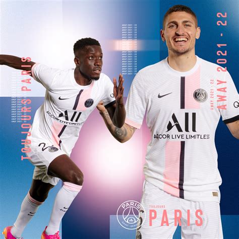 Paris Saint-Germain 2021-22 Nike Away Kit - Football Shirt Culture ...