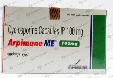 ARPIMUNE ME 100MG TABLET 5'S Price, Uses, Side Effects & Substitutes ...