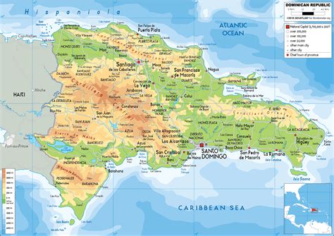 Dominican Republic Map (Physical) - Worldometer