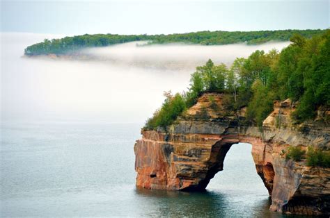 Hidden Wonders Of Michigan's Upper Peninsula Sandstone Cliffs ...