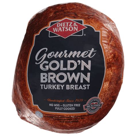 Dietz & Watson Turkey Breast, Gold'n Brown, Gourmet (1 each) Delivery ...