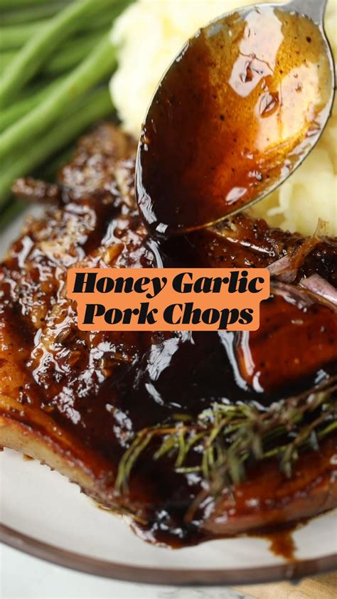 Honey garlic pork chops – Artofit