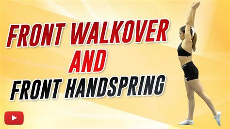 Front Handspring Tips 的图像结果