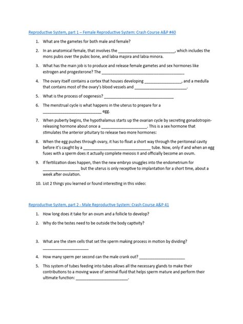 Crash Course Reproductive 的图像结果