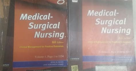 Medical Surgical Nursing 2 Volumes Set 8th Edition by Joyce M Black