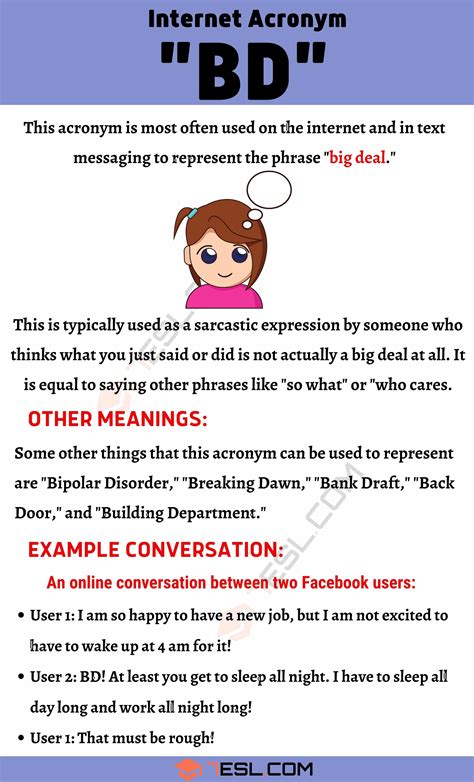 What Is A Bd In Slang at Cooper Mcguigan blog