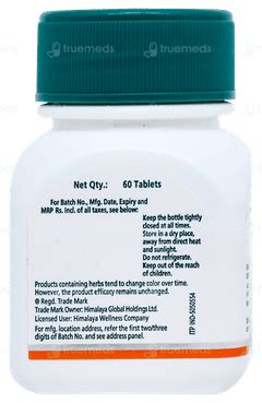Himalaya Ashvagandha Tablet 60 - Uses, Side Effects, Dosage, Price ...