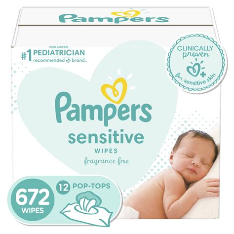 Pampers Sensitive Baby Wipes - 672ct - BrickSeek