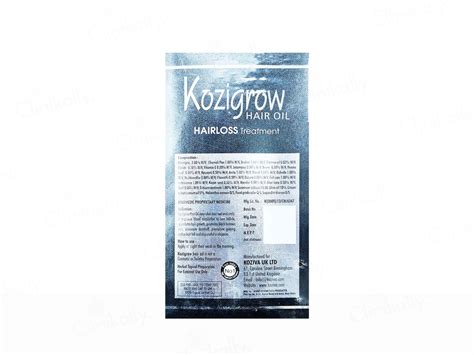 Buy Kozigrow Hairloss Treatment Hair Oil Online at Best Price | Clinikally