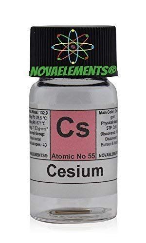 Buy Cesium element 55 Cs, campione pure 20 milligrams 99,99 in argon in ...