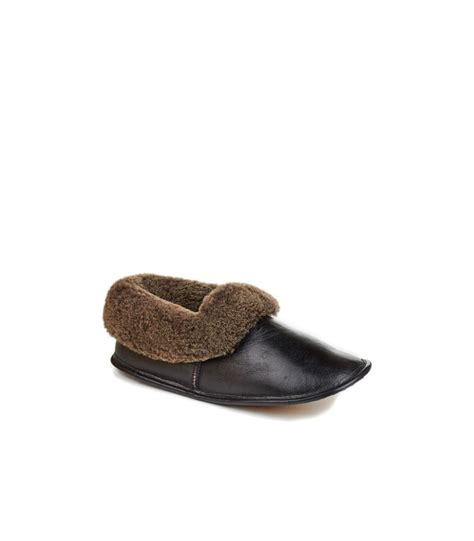 Men's Executive Shearling Sheepskin Slipper: Sheepskin Town