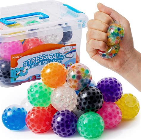 Amazon.com: 24Pack-Stress Balls Set,Mini Stress Balls Fidget Toys for ...