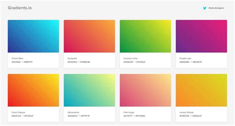 Image result for HTML Color Codes Gradient