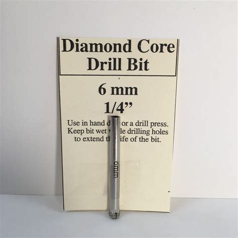 6mm or 1/4″ Diamond Drill Bit | Glass House Store
