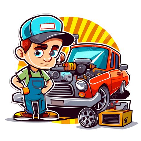 Man Fixing Car