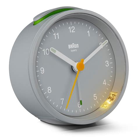 Buy Braun Classic Analogue Alarm Clock with Snooze and Light, Quiet ...