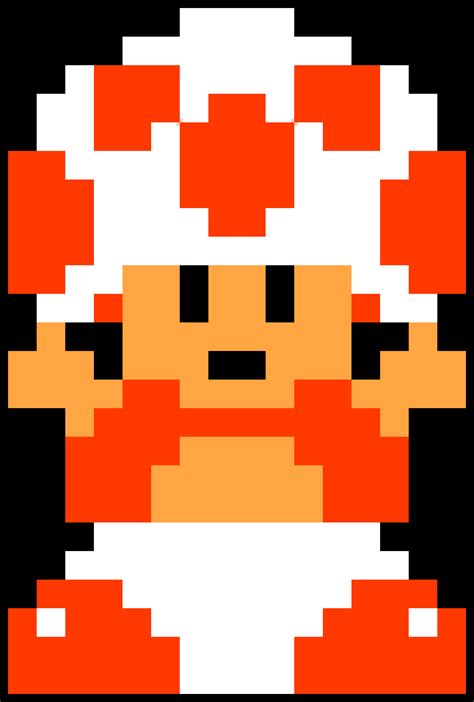 Image result for How to Draw 8-Bit Toad