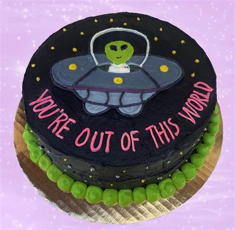 Image result for Alien Birthday Cake