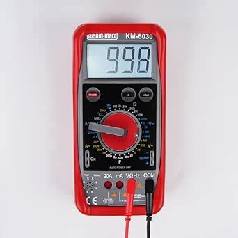 KUSAM-MECO 3½ Digit,2000 Counts Large Display Digital Multimeter With ...