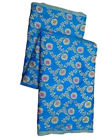 Buy Maurya Women s/Girls Ethnic Unstitched Chanderi Cotton Slightly ...