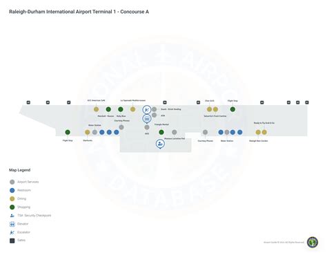 Raleigh-Durham International Airport (RDU) | Terminal 1 | Level 1