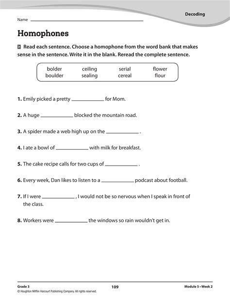 Image result for Homophones Worksheet