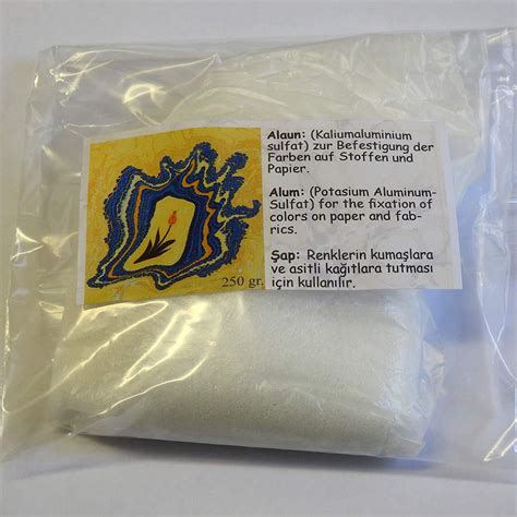 ahsenebru alum | potassium aluminium sulphate 250 g | bamboo sulphate ...