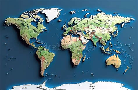 3D World Map Vector 的图像结果