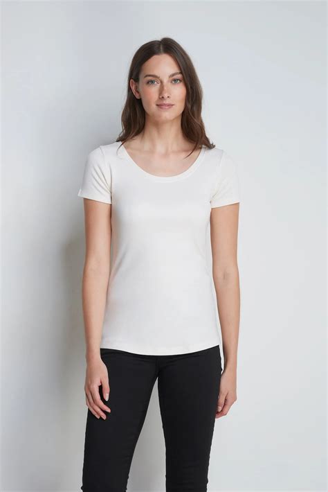 Luxury Ladies Scoop Neck T-Shirts | Lavender Hill Clothing