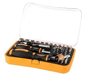 Jakemy 43 in 1 Screwdriver Bit & Socket Set - Multifunction Rachet ...