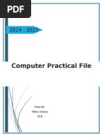 Image result for Computer Practical File