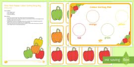 Pepper Colour by Number Pages (teacher made) - Twinkl