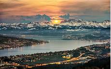 Lake Zurich Wallpapers by Wallpaper Landscape Lights Mountains Sunset Sea Lake Zurich Wallpapers
