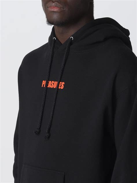 PLEASURES: sweatshirt for man - Black | Pleasures sweatshirt P23SP066 ...