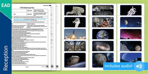 EYFS Music Space Adventure Floating In Space Plan and Pack