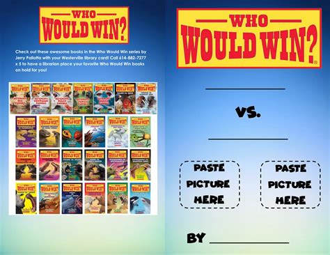 Who Would Win Printable Craft Booklet | PDF