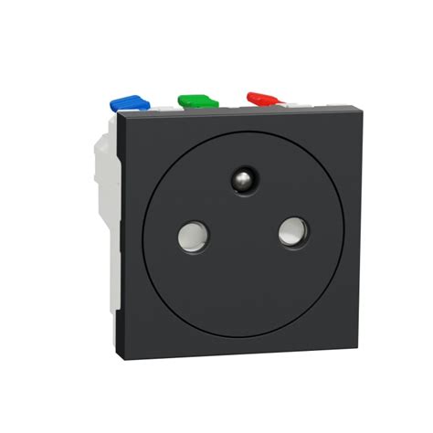 NU305254 Schneider Electric | Schneider Electric Anthracite 1 Gang Plug ...