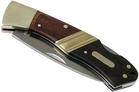 Old Timer Large Lockback 29OT pocket knife, with leather sheath ...